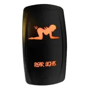 On/off Orange Rear Lights Rocker Switch LED backlit for auto and Boat [5359A26]