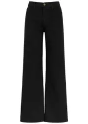 Frame Le Slim Palazzo Jeans - Black - 30 (W30 / UK12 / M) 30 (W30 / UK12 / M)