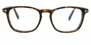 Tom Ford FT5960-B Blue-Light Block 052 Men's Glasses Tortoiseshell Size 52 - Private Health Rebate - Blue Light Block Available