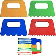Plastic Scrapers, Scraper Sculpture Tool Pottery Tools Paint Scrapers Tools, Pack of 4