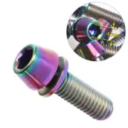 TOSEEK Bicycle Handlebar Stem Screw Titanium Alloy M5x16mm Mountain Bike Fixed G