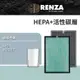 RENZA 適用奇美 M0600T 高效HEPA+顆粒活性碳濾網 替換 F06HP13 F06DP