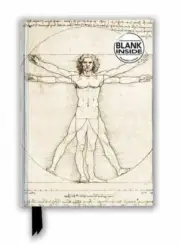 Leonardo da Vinci: Vitruvian Man (Foiled Blank Journal) (Flame Tree Blank Noteb