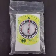 NEW Brunton Classic Compass Optic Green Baseplate Map Compass NRA Logo - SEALED!