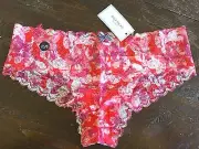 GILLY HICKS by Abercrombie Hollister PANTIES Cheeky Red Lace XS / S NWT