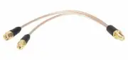 SMA Female To 2 x SMA Male Connector Antenna Mimo Patch Lead Pigtail RG316 Cable