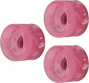 Guitar Volume Control Knob Set for Easy Tone Adjustment, 3Pcs Electric Guitar Knob with Wrench, Ideal for Bass Guitars and Electric Guitars (Pink)