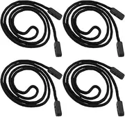 [YLSDSW] 4PCS Glasses Cord Length 74cm Eyeglasses String Holder Straps Cord for Swimming Goggles Sports Glasses for Sunglasses Lanyard Rope Neck Retainer Black,for Men, Women and Kids