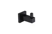 MEIR Square Brass Robe Hook - Matte Black