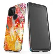 For Google Pixel 4a 5G Case Tough Protective Cover Flowing Colors