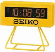 SEIKO Digital Mini Timer Alarm Clock SQ815Y Yellow
