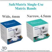 Dental Pro-Matrix Amalgam Matrix Bands Disposable Wide, Narrow, Curve, 50/Bx
