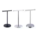 Stainless Steel T Shape Movable Towel Rack Towel Holder Stand for Home