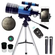 Telescope for Adults & Kids, 70mm Aperture (15X-150X) Portable Refractor Tele...