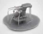 L'Arsenal Models 1/350 37mm FLAK GUN Deutsche Kriegsmarine (4) 3D Printed Set