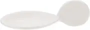 MAGICLULU 1Pc Ceramic Caviar Holder Spoon Creative Serving Spoon Chopstick Rest Tableware for Black Truffle Easy to Clean for Restaurants Home Use