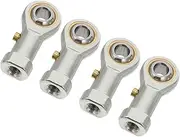 TOPPERFUN Rod End Ball Bearings Metric Female Thread Spherical Plain Bearings 4 Pack Hardened Steel