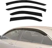 AUSGO Weathershields Compatible with Honda Accord Euro 7th Gen 2003-2008, Weather Shields Window Visors Wind Deflectors Sun Rain Guard 4PCS Set