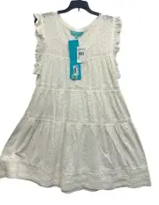 MELISSA OSABASH WOMES DRESS COLOR WHITE SIZE MEDIUM NEW WITH TAG