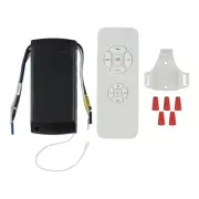 Wireless Remote Control Ceiling Fan Light Kit Dimmer Timer Receiver Black