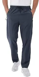 [Rapoo] Men's Sweatpants Zipper Pockets Lightweight Exercise Pants Running Workout Sports