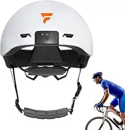 Smart Cycling Headgear - Waterproof Sports Riding Protector Gear - 3 Lighting Modes Lightweight Cycle Headwear with Camera for Adults Elderly