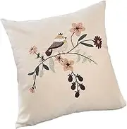 Dickly Embroidery Pillow Covers Kits Gift DIY Cross Stitch Kits Handmade Needlework Unfinished Cushion Cases for Beginners Adults, B