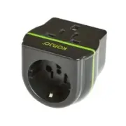 KORJO Multi Reverse Plug Adaptor from Most of the Word to Use In AUS,NZ