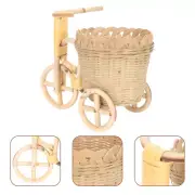 Fabric Baskets for Storage Woven Weaving Lotus Cart Mini Bike Minibike