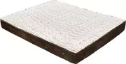 Basics Foam Pet Bed for Cats or Dogs - X-Large, Brown Plush