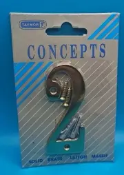 Taymor Concepts Decorative House Number Solid Brass #2