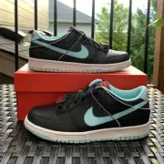 Nike Dunk Low SE GS Barber Shop Youth 5 Women's 6.5 Teal White Black DN3351-001