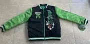 Minecraft Exclusive Of Decoration Boy's Bomber Zipper Jacket, Size 14-16
