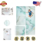 Chic Non-Toxic Baby Play Mat - Expandable Foam Tiles 6ft x 4ft Elegant Design