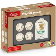 Australian Geographic - Australian Animals Wooden Stamps from Tates Toyworld