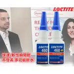 LOCTITE 瞬間膠 原裝樂泰 460膠 低白化 20G 快干膠 快乾膠 無氣味 低白霧 460膠水 黏羽膠 強力膠