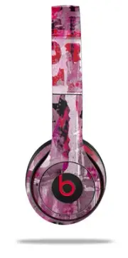 Skin Wrap for Beats Solo Wireless 2 3 4 Grunge Love SKIN ONLY