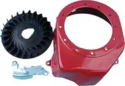 DUNLAP Recoil Starter Flywheel Fan Side Cover Plate Shroud Fit for GX160 GX200 5.5HP 6.5HP 168F GX 160 200 Engine Generator