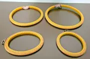 Flexi-Hoop Frame Embroidery Cross Stitch Needlework Hoops 7", 8", & (2) 4" (NEW)