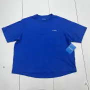 Columbia Bramley Bay Royal Blue Short Sleeve T Shirt Women’s Size Large