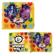 New Hearts UNDERTALE BiFold Wallet Standard Size Credit Card Billfold
