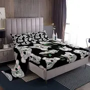 [Feelyou] Twin Sheet Set Kids Koala Bed Sheet Set for Boys Girls Bedroom Super Soft Microfiber Cute Cartoon Koala Zoo Animal Decor Bed Sheets Kawaii Wildlife Bedding Set with Deep Pocket Fitted Sheet