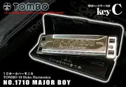 TOMBO MAJOR BOY / NO.1710 major Boy Key-C 10-hole harmonica with hard case