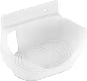 [D DOLITY] Plastic Case for Google Nest Audio, Wall Mount Speaker Stand Stable Guard Holder, Used for Google Nest Audio Smart Speaker - White