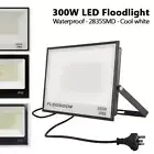 300W Flood Light 2835SMD LED 220V Spotlight Cool White Outdoor Worklight w/ Plug