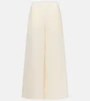 [Eres] Eres Select linen wide-leg pants AU 14 white