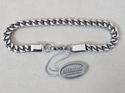 Men's Heavyweight SteelTime Foxtail Link Bracelet in Stainless Steel (8.50 In)