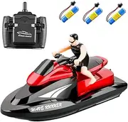 Totority Motor Boat Remote Control Boat Boat Rc Boats for Mini Boat Rc Boats for Adults Fast Rc Boat 2.4ghz Boat Boat for Boat for Pools Abs Red