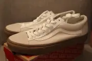 New Men's VANS Style 36 Skate Shoes Light Brown / White Size 10 - BNIB