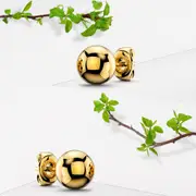 Ball Stud Earrings 8mm
